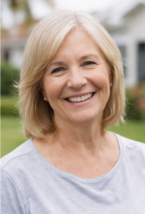 Customer whose roof was destroyed in a storm. So we fix it for her.